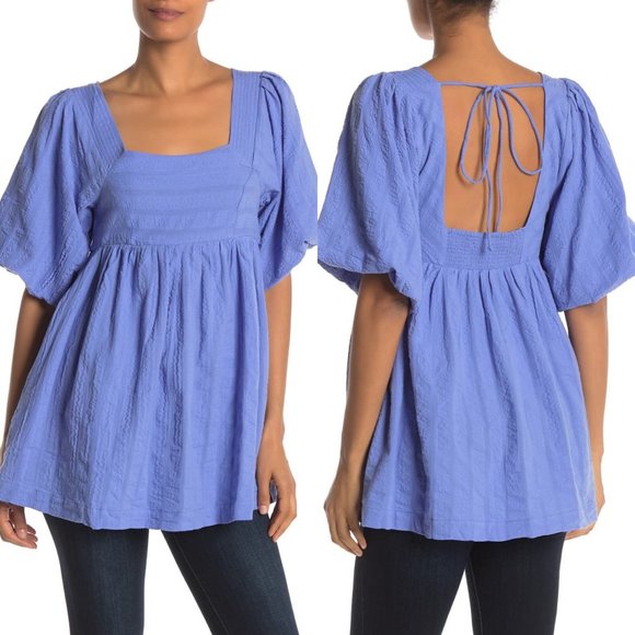Free People Tops - Free People Gigi Blouson Sleeve Tunic
